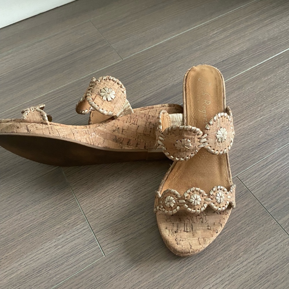 JACK ROGERS CORK WEDGES